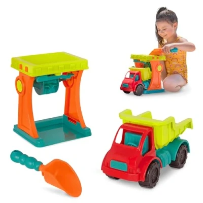 Afbeelding van B. Zandzeefset Sandy Sifter Set Playset Dump Truck &amp; Sand Mill, BX2198C3Z, medium