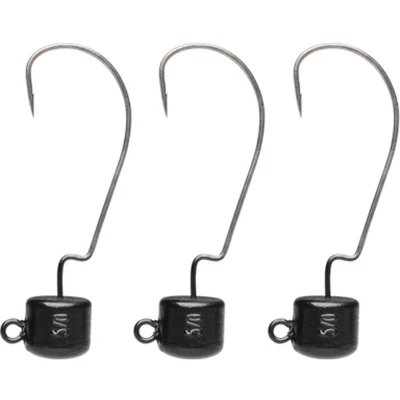 Afbeelding van Savage Gear Ned EWG Jighead Matt Black (3 pcs) Maat : Haak 3/0 10g