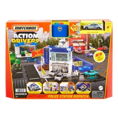 Afbeelding van Matchbox Action Drivers Politiebureau Speelgoedvoertuig