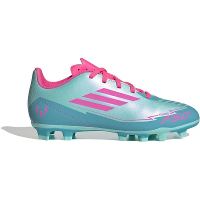 Afbeelding van ADIDAS f50 club fg/mg j messi Voetbal schoen firm ground jongens Turquoise