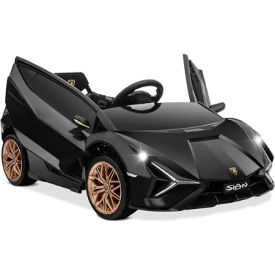 Afbeelding van Lamborghini Sian 12V Kinderauto Zwart