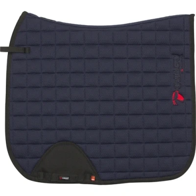Image de Catago Tapis de Selle FIR Tech Dressage Noir/Blanc Full
