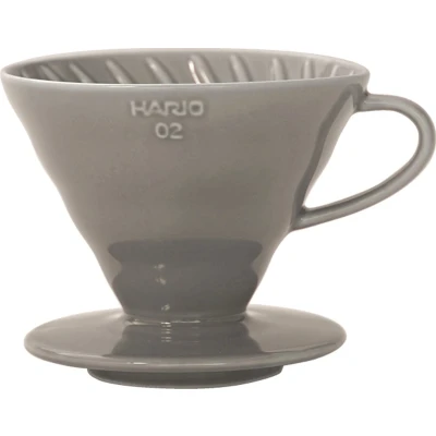 Afbeelding van HARIO V60 Dripper 02 Size Keramiek Grijs