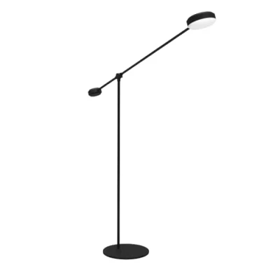 Afbeelding van EGLO Clavellina Vloerlamp LED 160,5 cm Zwart/Wit Dimbaar