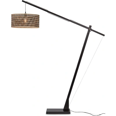 Afbeelding van GOOD&amp;MOJO Vloerlamp Java Bamboe/Zwart 175x50x207cm Bruin