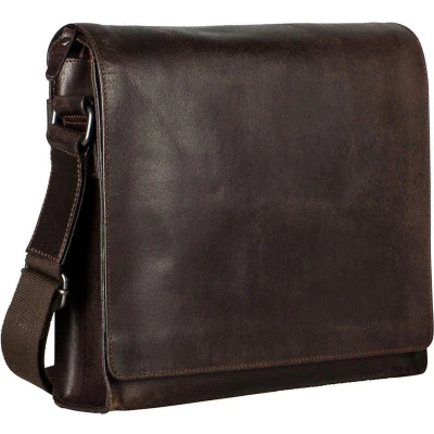 Afbeelding van Leonhard Heyden Dakota Shoulder Bag M brown Herentas