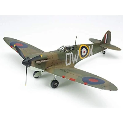 Afbeelding van Tamiya TAM61119 Supermarine Spitfire MK.I 1/48 modelvliegtuig kunststof 61119 1:48 Brits gebouw, ongelak, klein