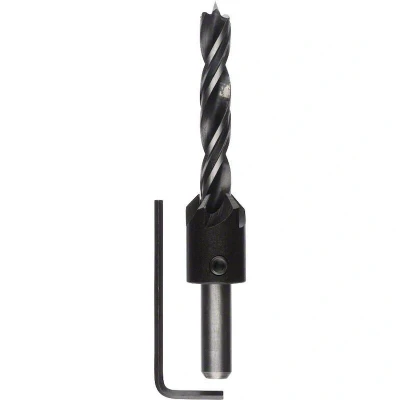 Image de BOSCH 2608596396 mèche hélicoïdale à bois avec fraise 10 x 75 120 mm