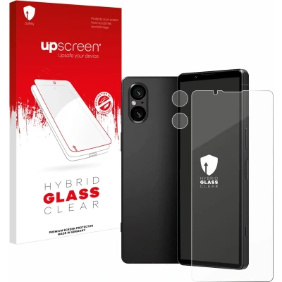 Afbeelding van upscreen Screenprotector voor Sony Xperia 5 V (Voor+Camera) Folie Beschermfolie Beschermglas transparant