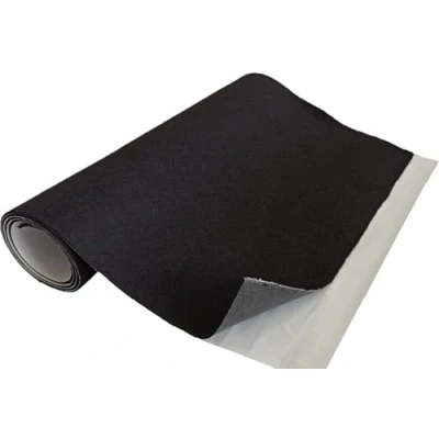 Afbeelding van TAPHICEROS Viltstof, zelfklevend, zwart, 100 cm x 150 cm, 2 mm, bekledingsmateriaal, per meter, stof voor binnenbekleding handwerk, auto, doe het zelf