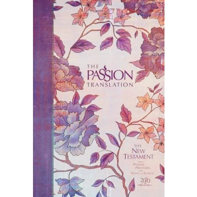 Afbeelding van The Passion Translation New Testament 2020 Edition Hardback, Peony With Psalms, Proverbs and Song of Songs, Contemporary Bible Makes a Great Gift for Confirmation, Holidays, More