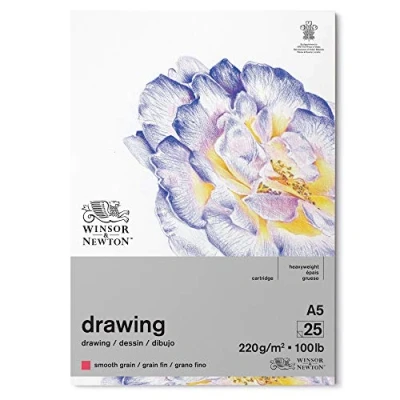 Afbeelding van Winsor &amp; Newton Tekenblok Fijne Korrel A5