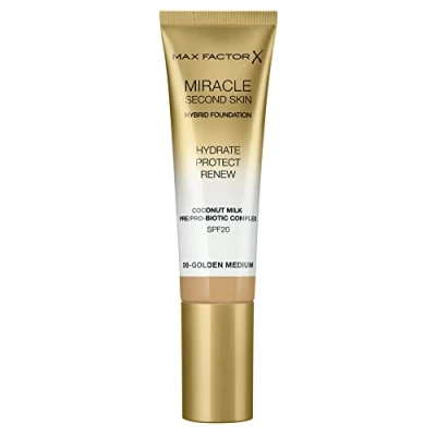 Afbeelding van Max Factor Miracle Second Skin Foundation 06 Golden Medium Haibu by Kapperskorting.com