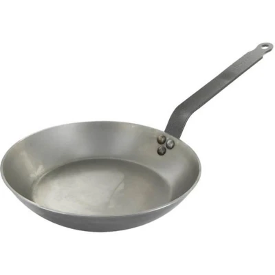 Afbeelding van De Buyer Koekenpan Lyonnaise Carbon ø 32 cm Zonder anti aanbaklaag