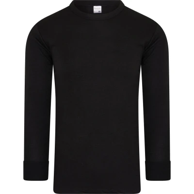 Afbeelding van Beeren Thermo Heren T Shirt Lange Mouw Zwart M