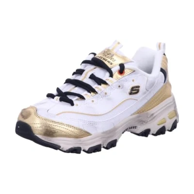 Afbeelding van Skechers D&#039;Lites Vintage Vision Sneakers voor dames, Wit, 38.5 EU