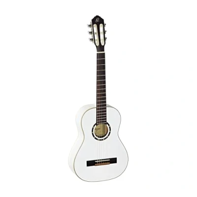 Afbeelding van Ortega R121 1/2 WH wit, incl. Bag Klassieke gitaar