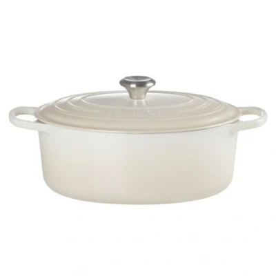 Afbeelding van Le Creuset Braadpan Ovaal Signature Meringue ø 31 cm / 6.3 Liter
