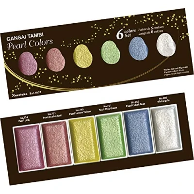 Afbeelding van Pearl Colors, 6 Colors set