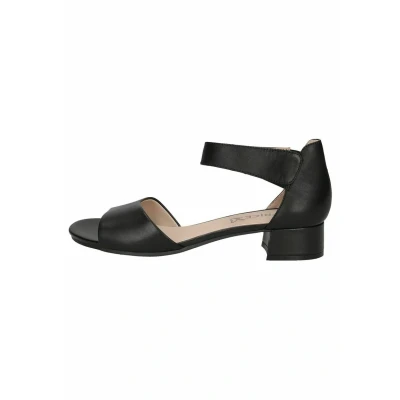 Afbeelding van Caprice Leren Dames Sandaletten Zwart 38.5