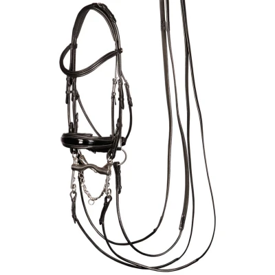 Afbeelding van Harry&#039;s Horse Hoofdstel S&amp;T Grand Prix Zwart Cob