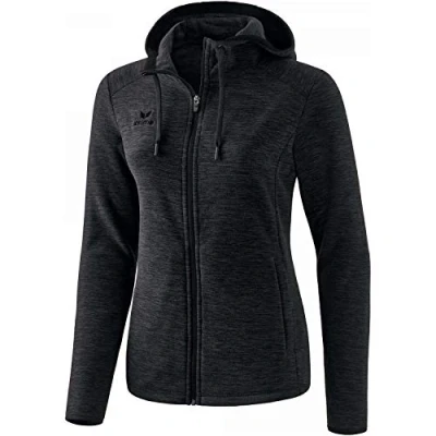 Afbeelding van Erima Sweater met rits, Dames, Maat: 42, Black