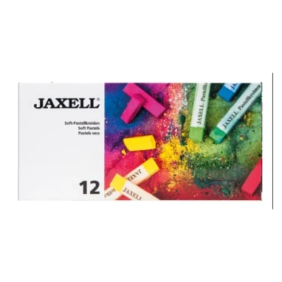 Afbeelding van Honsell Jaxell 47650 Pastel krijt voor nauwkeurig en werken, rijke, lichtechte kleuren, 12 stuks