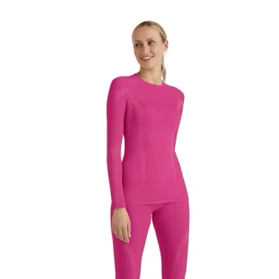 Afbeelding van FALKE Dames Wool Tech Ronde Neck Technisch Ondergoed Sport Shirt Lange Mouwen Voor Koud Weer Ademend Klimaatregulering Anti Odort Duurzaam Wol Functioneel Garen 1 Stuk