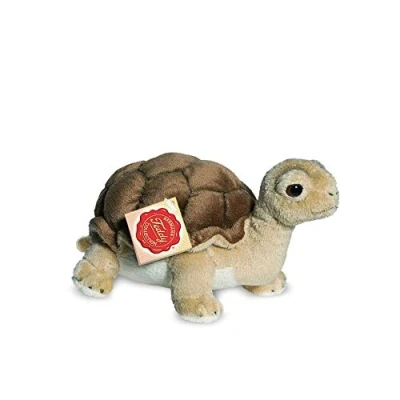 Afbeelding van Hermann Teddy Knuffeldier Schildpad zachte pluche stof premium knuffels bruin 20 cm Schildpadden