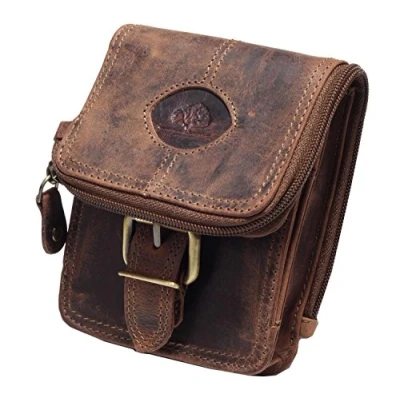 Afbeelding van Greenburry Vintage damestas, Bruin, Portemonnee riem