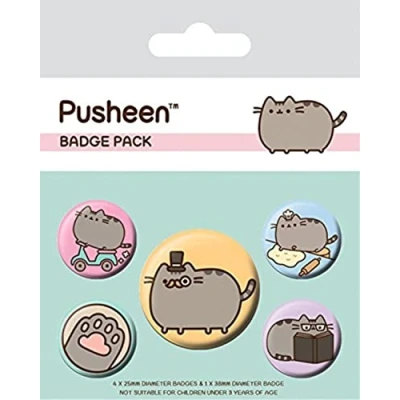 Afbeelding van PUSHEEN Fancy Pack 5 Badges Buttons Pin Anime Kawaii
