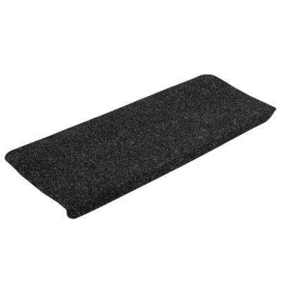 Afbeelding van vidaXL Trapmatten zelfklevend 15 st 65x24,5x3,5 cm antraciet