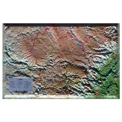 Image de Carte en relief de la lozere