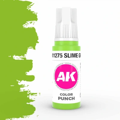 Afbeelding van Slime green Color Punch Acrylling Modelling Colors 17ml AK11275