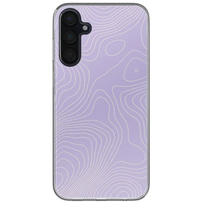 Afbeelding van imoshion hoesje Geschikt voor Samsung Galaxy A35 Siliconen Design Meerkleurig / topo_lilac