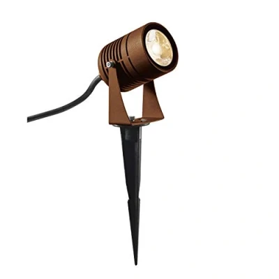 Afbeelding van SLV 1002203 LED SPIKE tuinlamp vast ingebouwd 6 W Bruin
