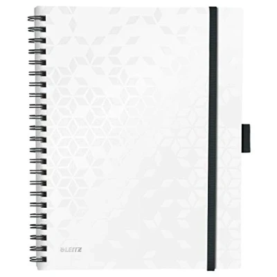 Afbeelding van Leitz WOW Notitieboek, A4, hardcover, wit