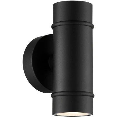 Afbeelding van Nordlux Buitenlamp Artilus Double Wandlamp GU10 Zwart