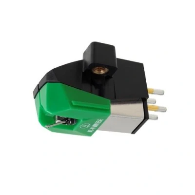Image de Cellule Stéréo Elliptique Audio Technica AT VM95E Vert