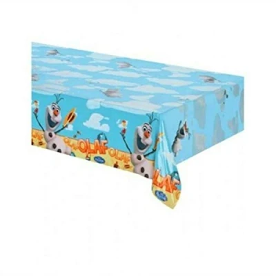 Image de ALMACENESADAN, 5162, Pack fête d&#039;anniversaire, nappe 120 x 180 cm, de la licence (Olaf)