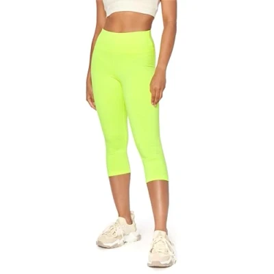 Afbeelding van Bellivalini Dames Leggings Neonbroek Sport Lang Joggingbroek Sporbroek Yogabroek BLV BLV50 298 LE Neon Geel M