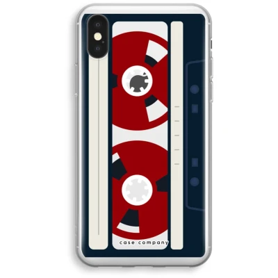 Afbeelding van Case Company® hoesje geschikt voor iPhone XS Here&#039;s your tape Soft Cover Telefoonhoesje Bescherming aan alle Kanten en Schermrand