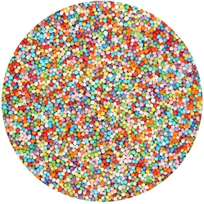Afbeelding van FunCakes Nonpareil Discomix Sprinkles voor taart, goede smaak, perfect decoratie, 100 g