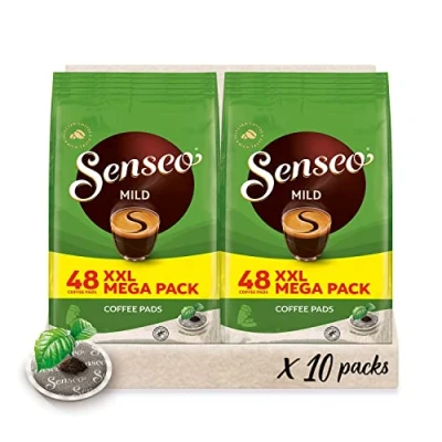 Afbeelding van Senseo® Pads Mild Milde koffiebescherming gecertificeerd 10 megapakketten XXL x 48 koffiepads