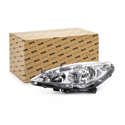 Afbeelding van TYC 20 0166 45 2 Koplampen Links H7, H1 voor rechtsrijdend verkeer Met elektromotor PEUGEOT: 307 Hatchback, SW, CC