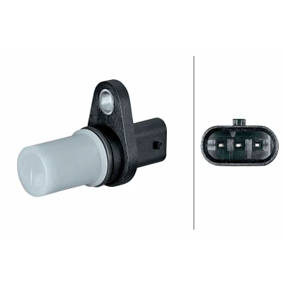 Afbeelding van HELLA 6PU 358 381 061 Impulsgever 3 polig Geluidsensor Met afdichtring VOLKSWAGEN: Golf 7