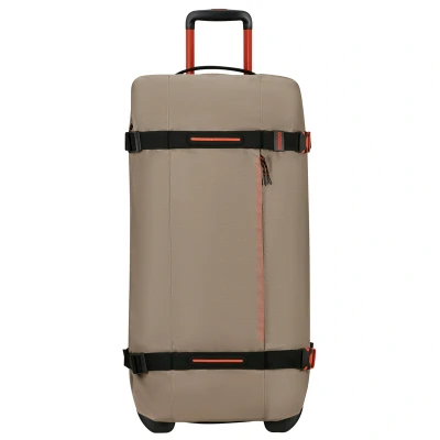 Afbeelding van American Tourister Urban Track Wheeled Duffle L Coated beige/orange