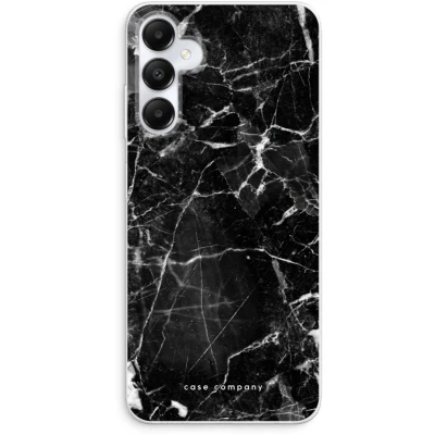 Afbeelding van Case Company® hoesje geschikt voor Samsung Galaxy A05s Zwart Marmer Soft Cover Telefoonhoesje Bescherming aan alle Kanten en Schermrand
