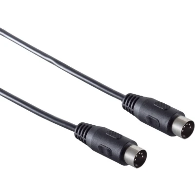 Afbeelding van DIN 5 pins audiokabel / zwart 1 meter
