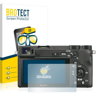 Afbeelding van BROTECT Screenprotector voor Sony Alpha 6500 Folie Beschermfolie transparant (2 Stuks)